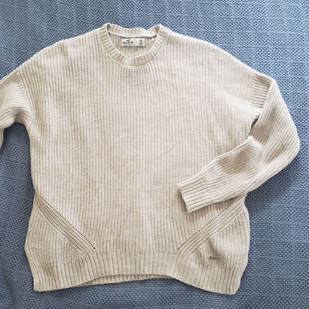 Hollister Sweater Cream XS